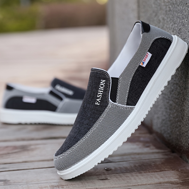 Men's Fuzz Lined Solid Slip On Comfy Shoes With Microfiber Leather Uppers For Outdoor Casual, Men's Office Daily Footwear For Autumn And Winter