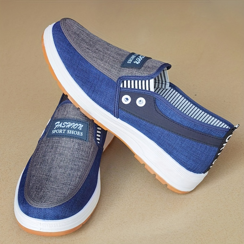 slip canvas shoes men s casual low top lightweight details 9